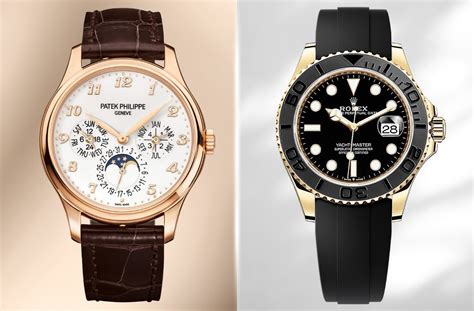 rolex vs patek price